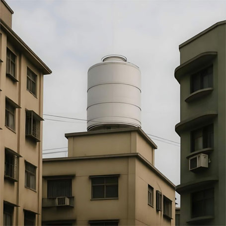 对面水塔对着我家大门好不好